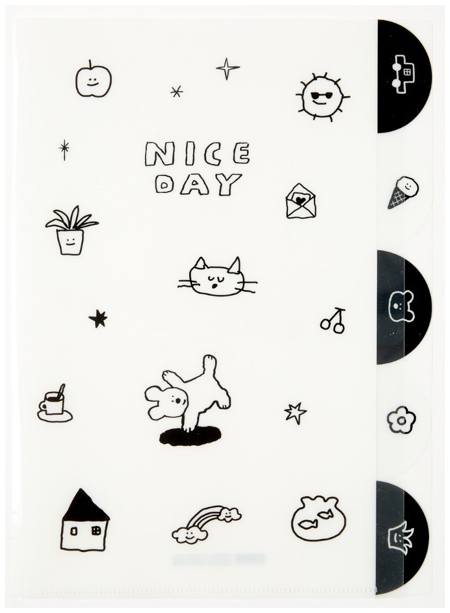 Папка-уголок ARTBOX Black and white, А4, мультиколор купить,NaN