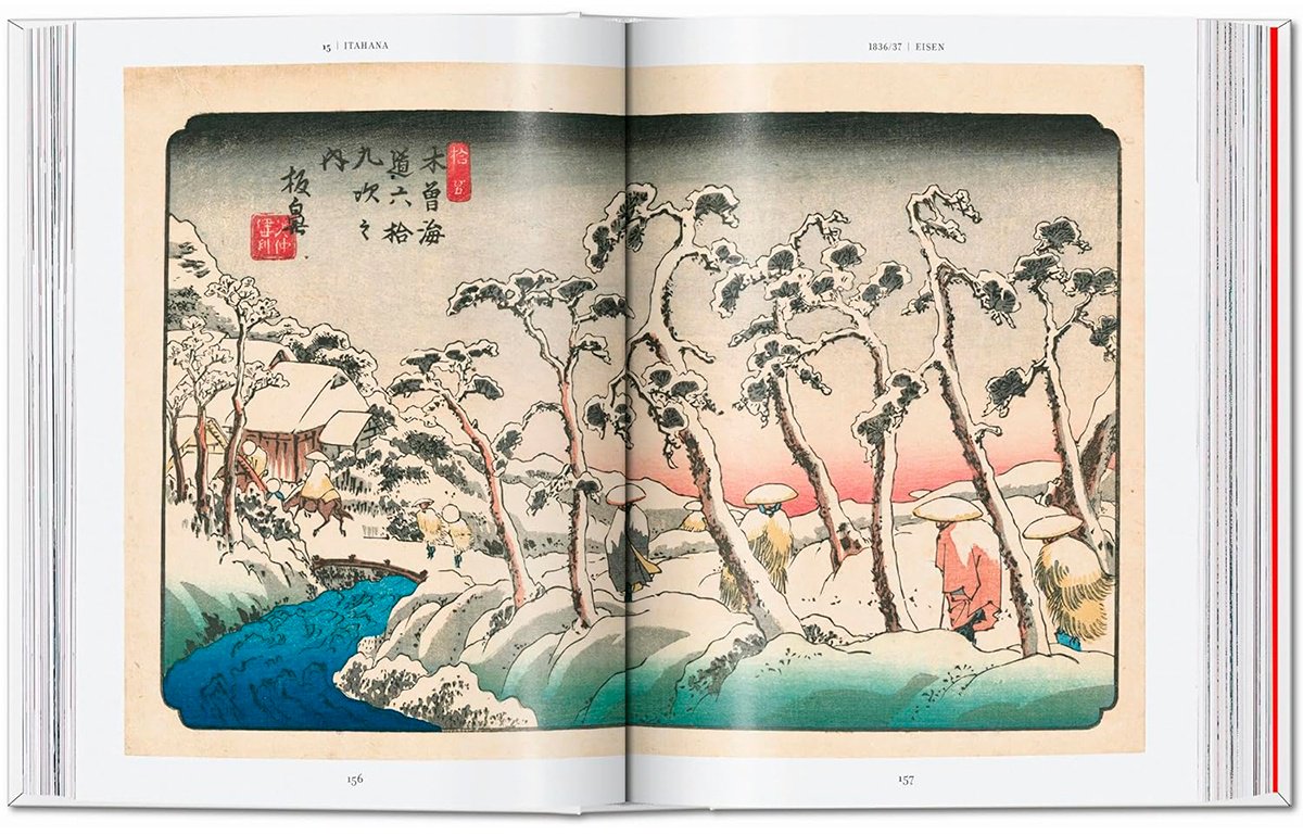 Книга Hiroshige & Eisen. The Sixty-Nine Stations along the Kisokaido. 40th Ed. купить,NaN