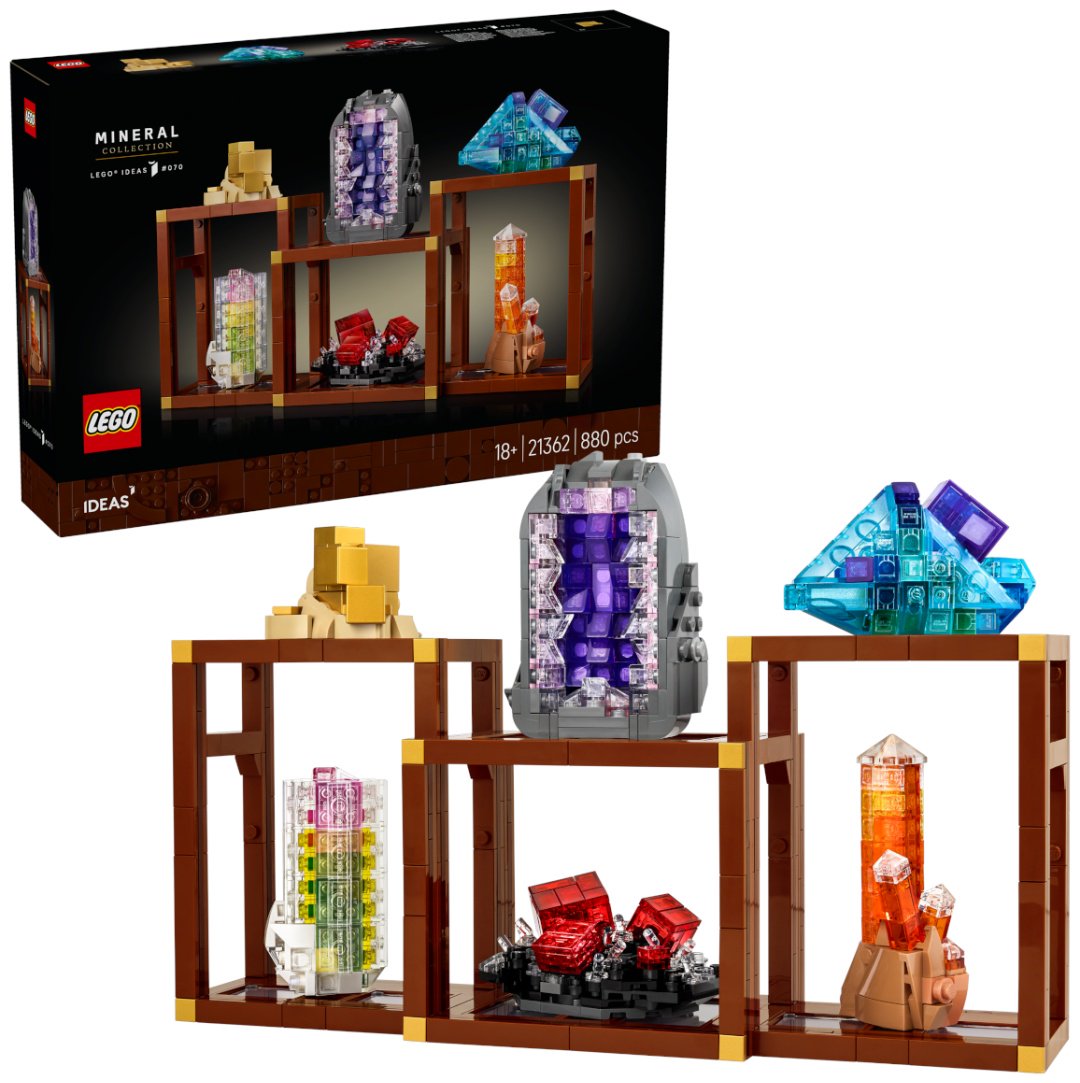Конструктор LEGO Дисплей с минералами 21362, деталей 880 шт купить,NaN