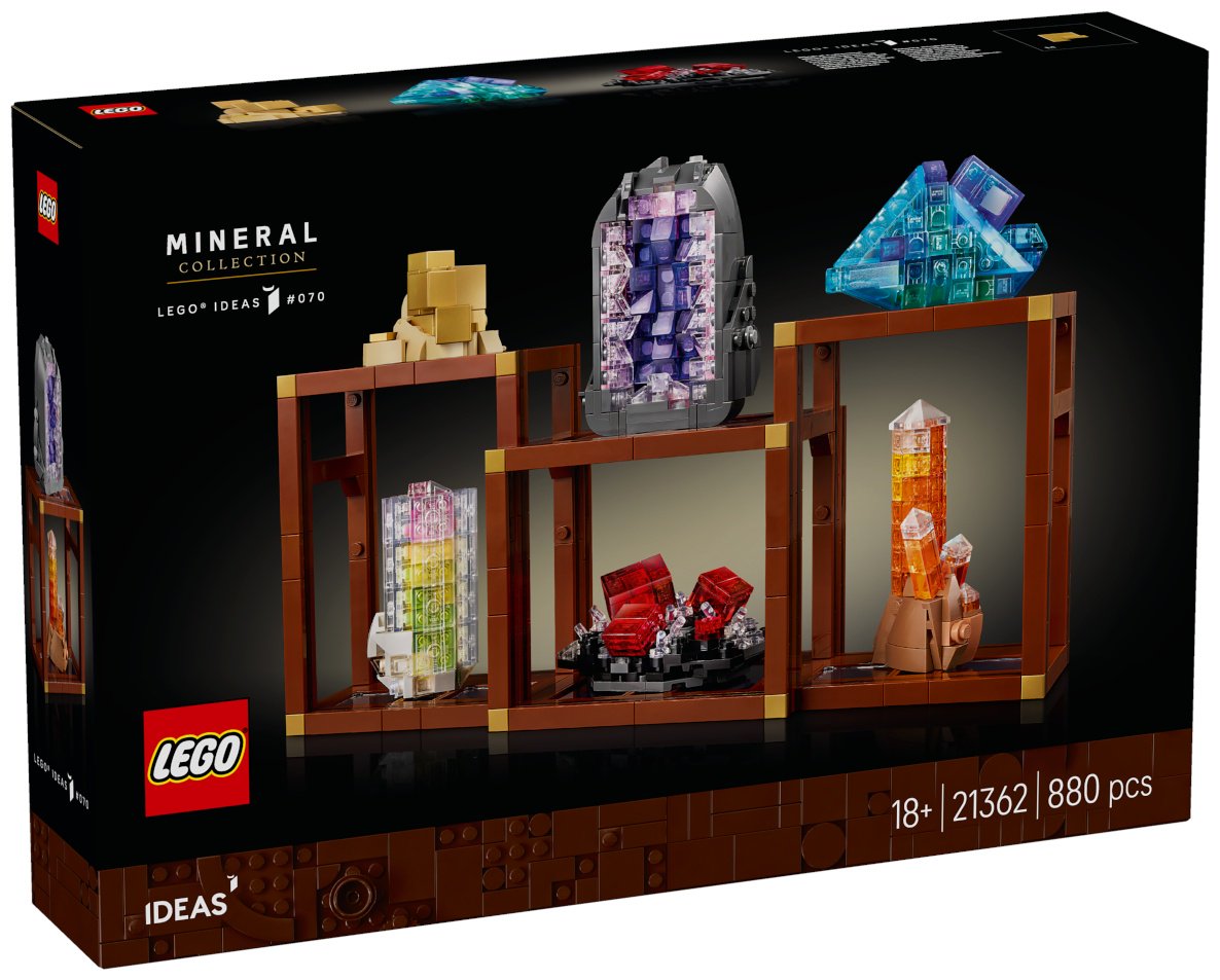 Конструктор LEGO Дисплей с минералами 21362, деталей 880 шт купить,NaN