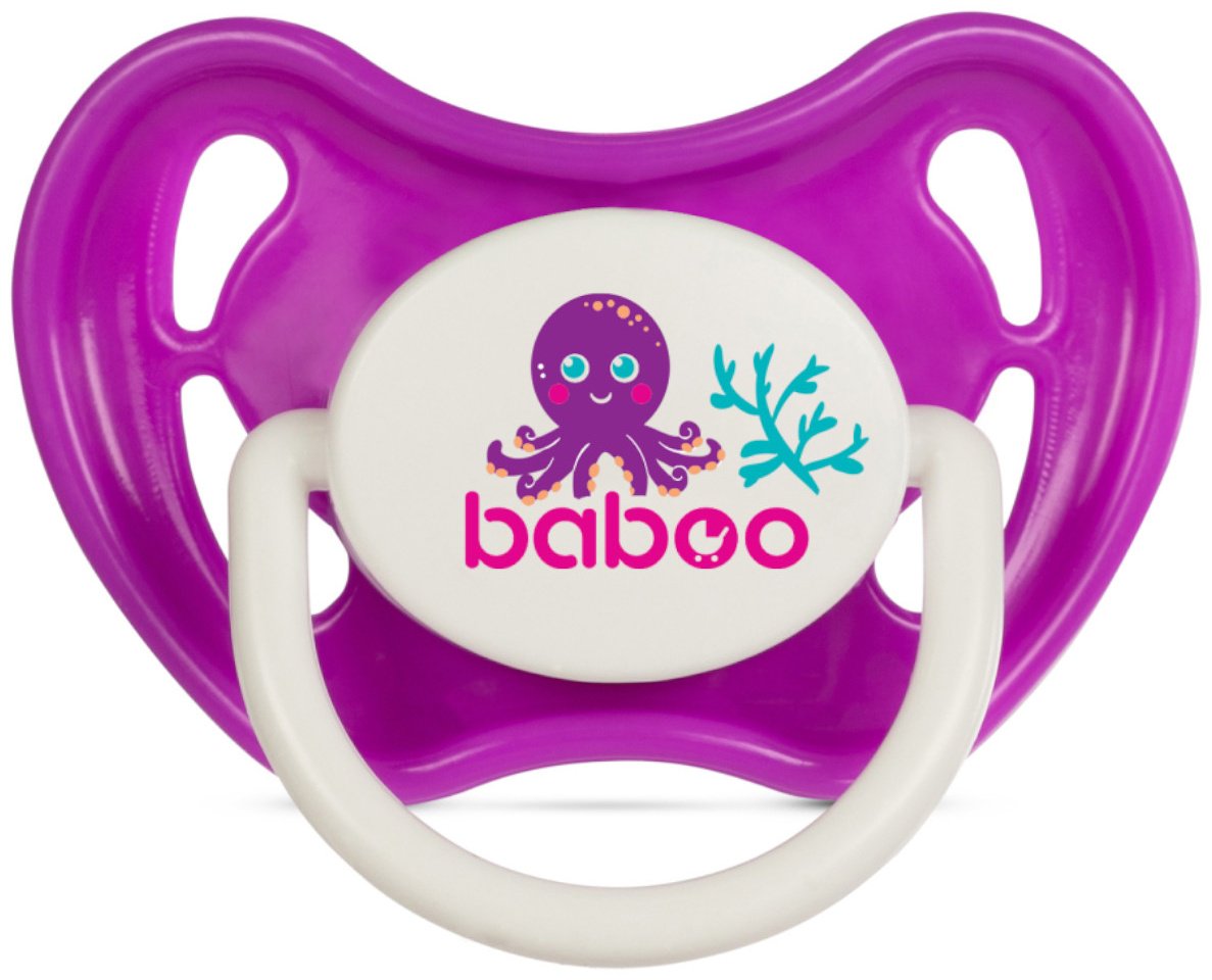 Пустышка Baboo 5-035, 1 шт, фиолетовый купить,NaN