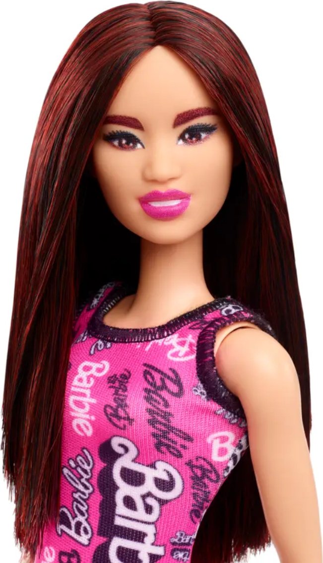 Кукла-модель Barbie в образе Style в розовом платье, брюнетка 29 см купить,NaN