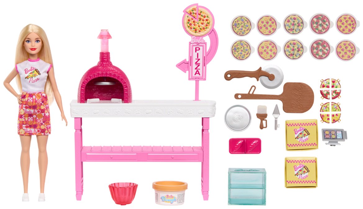 Кукла-модель Barbie Pizza Shop 30 см купить,NaN