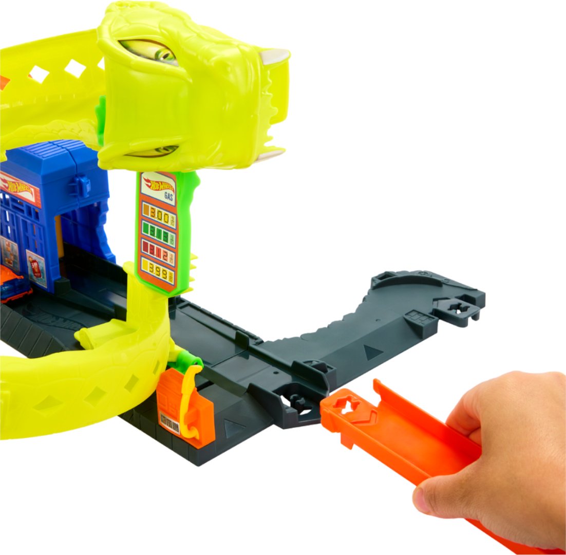 Детские треки и авторалли Hot Wheels City. Snake Spiral Attack мультиколор купить,NaN
