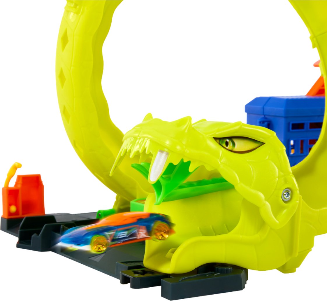 Детские треки и авторалли Hot Wheels City. Snake Spiral Attack мультиколор купить,NaN