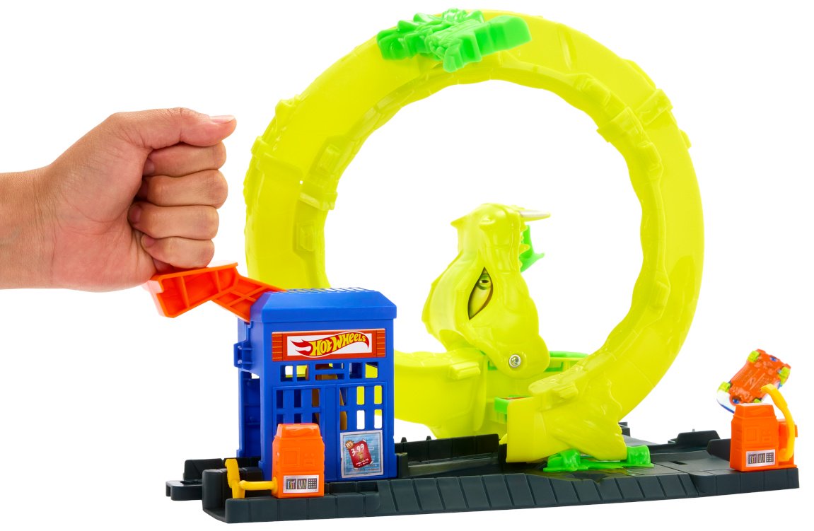 Детские треки и авторалли Hot Wheels City. Snake Spiral Attack мультиколор купить,NaN