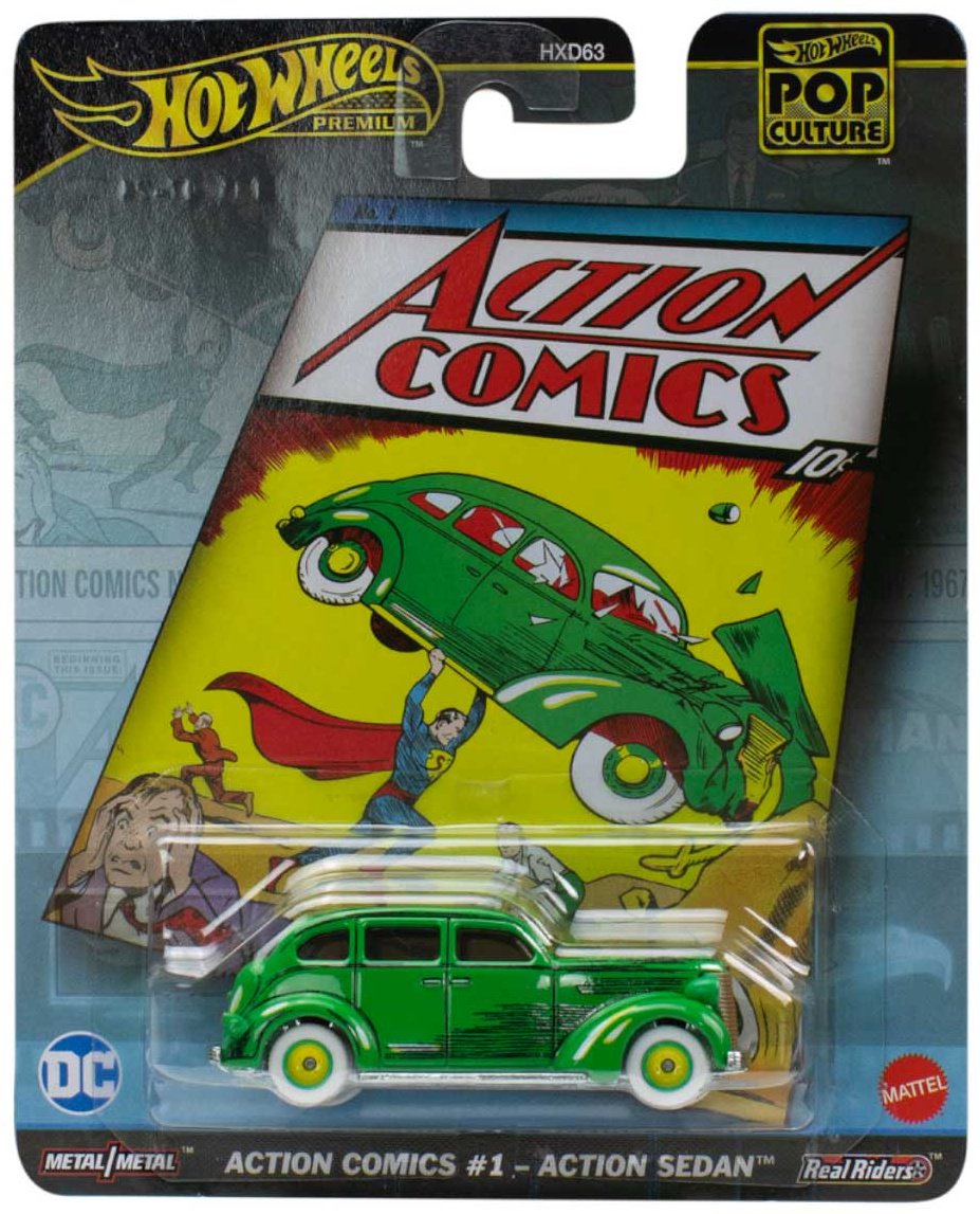 Легковая Hot Wheels Action Commics зеленый купить,NaN
