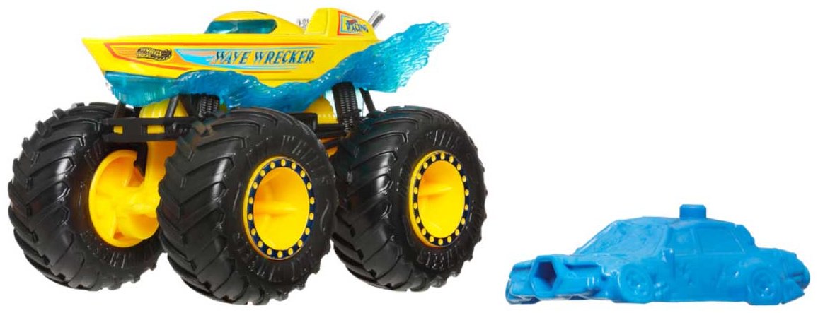 Внедорожник Hot Wheels Wave Wrecker желтый купить,NaN