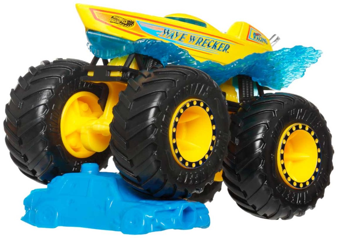 Внедорожник Hot Wheels Wave Wrecker желтый купить,NaN