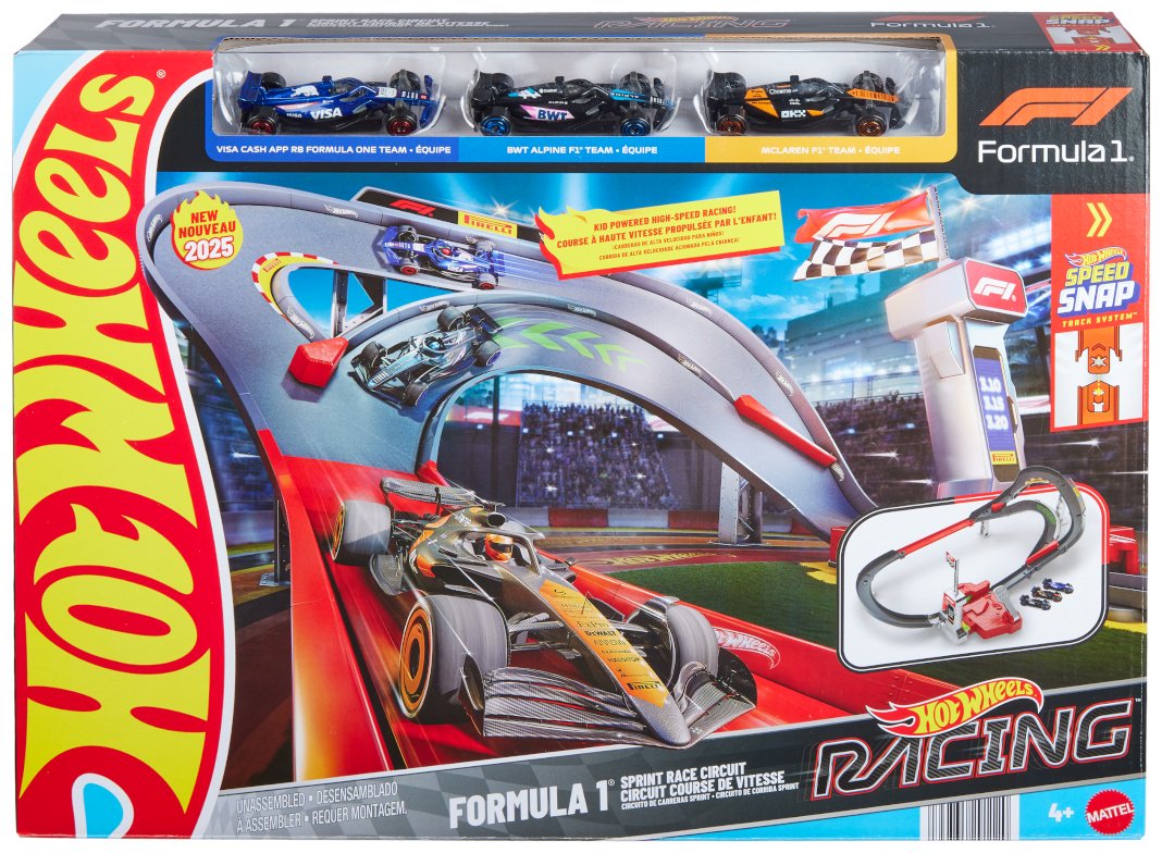 Детские треки и авторалли Hot Wheels Formula 1 Sprint Race Circuit мультиколор купить,NaN