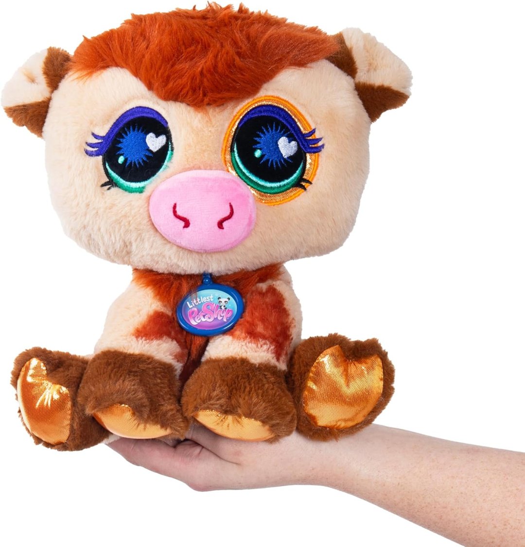 Мягкая игрушка Littlest Pet Shop Корова, 25 см купить,NaN