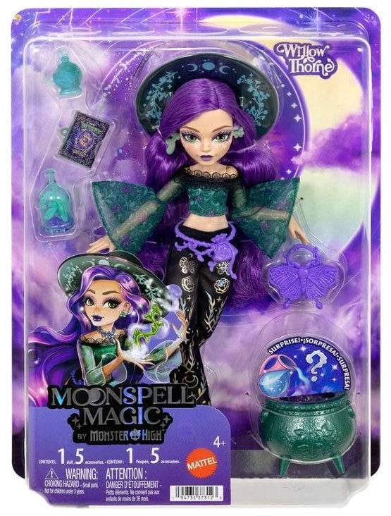 Кукла-модель Monster High Moonspell Magic Willow Thorne 27 см купить,NaN