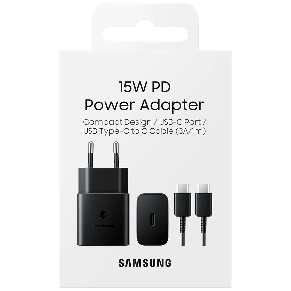 Сетевое зарядное устройство Samsung EP-T1510 15Вт EP-T1510XBEGRU Black купить,NaN