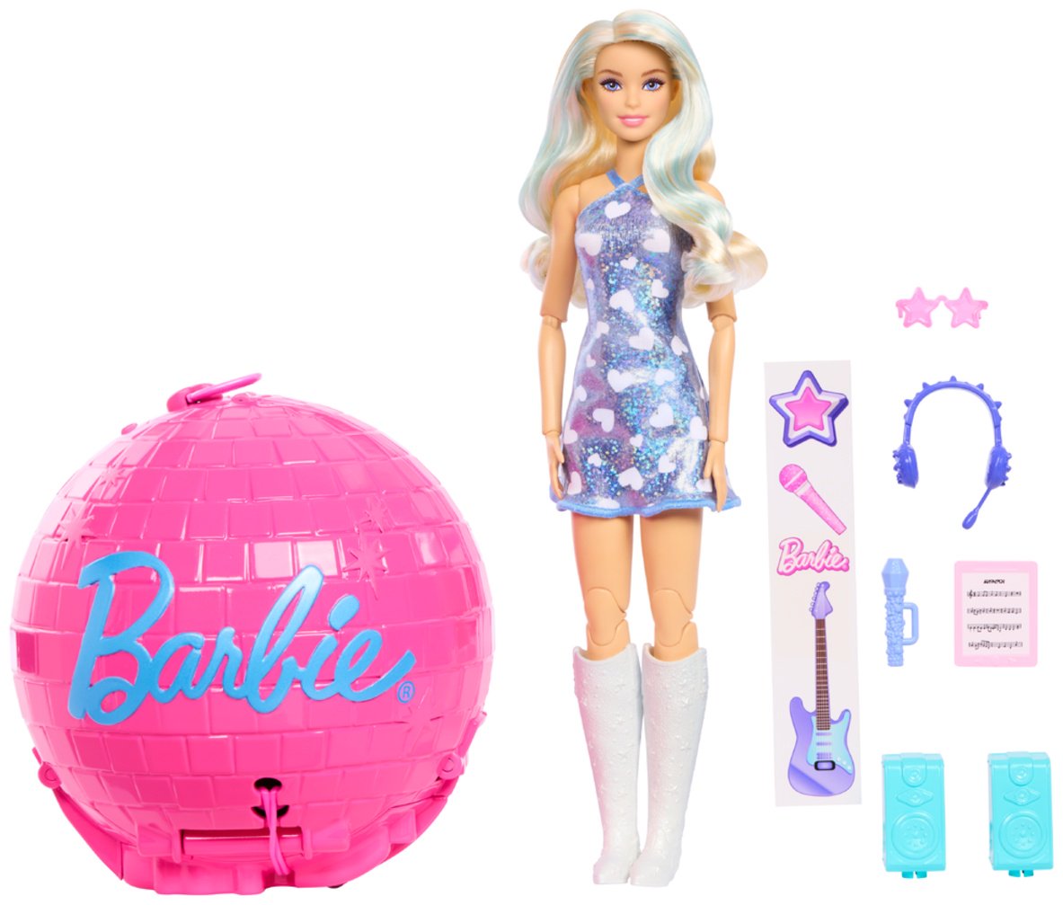 Кукла-модель Barbie Roll and Reveal Pop Star 29 см купить,NaN