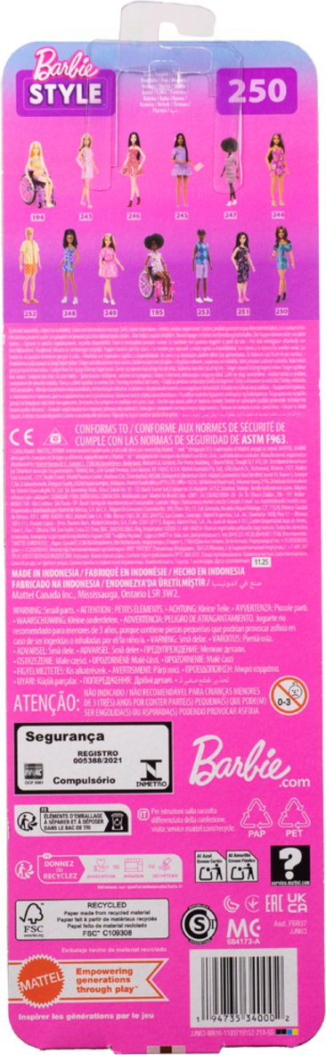 Кукла-модель Barbie Fashionistas 1 29 см купить,NaN