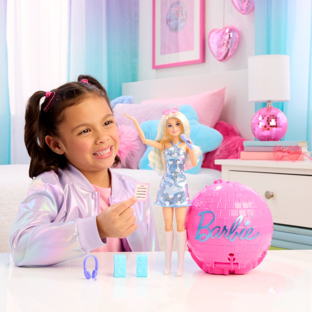 Кукла-модель Barbie Roll and Reveal Pop Star 29 см купить,NaN