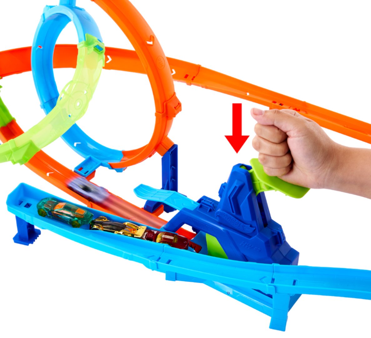Детские треки и авторалли Hot Wheels Stunt Track мультиколор купить,NaN