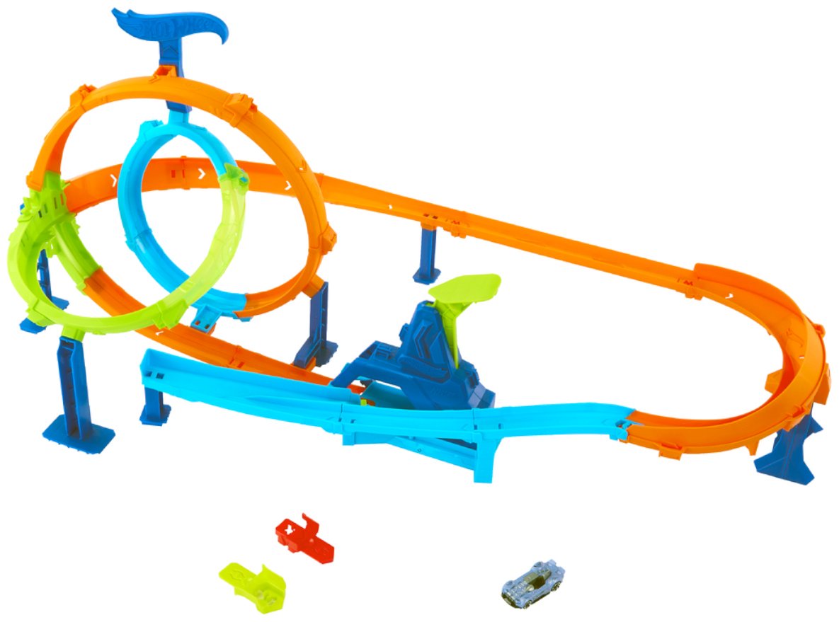 Детские треки и авторалли Hot Wheels Stunt Track мультиколор купить,NaN