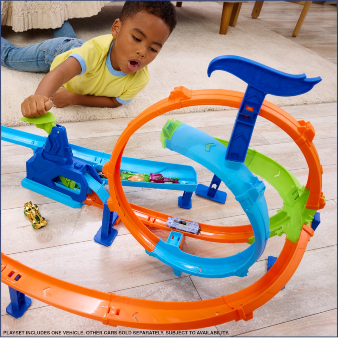 Детские треки и авторалли Hot Wheels Stunt Track мультиколор купить,NaN