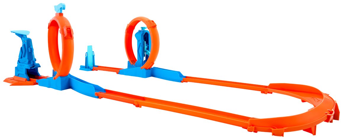 Детские треки и авторалли Hot Wheels Track Creator. Triple Loop Speed Kit мультиколор купить,NaN