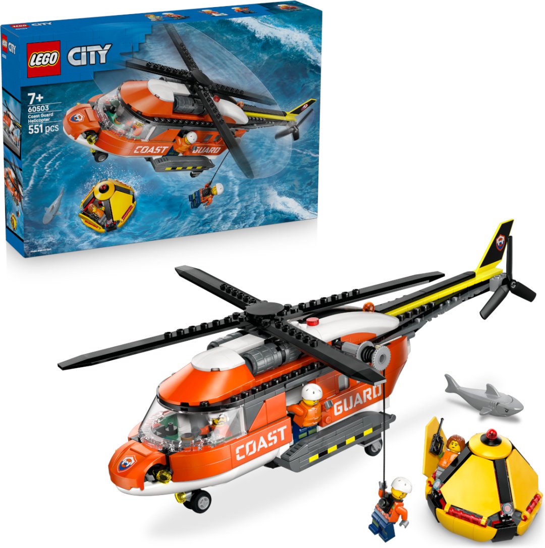 Конструктор LEGO Вертолет береговой охраны 60503, деталей 551 шт купить,NaN