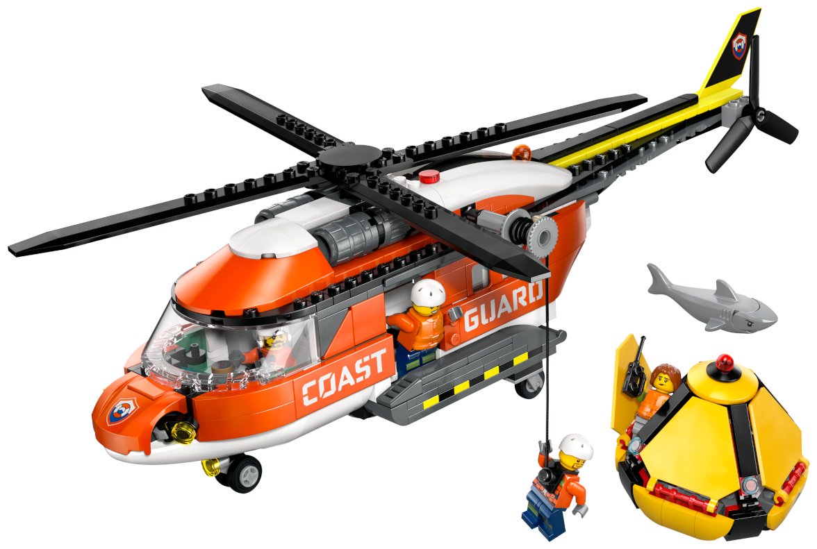 Конструктор LEGO Вертолет береговой охраны 60503, деталей 551 шт купить,NaN