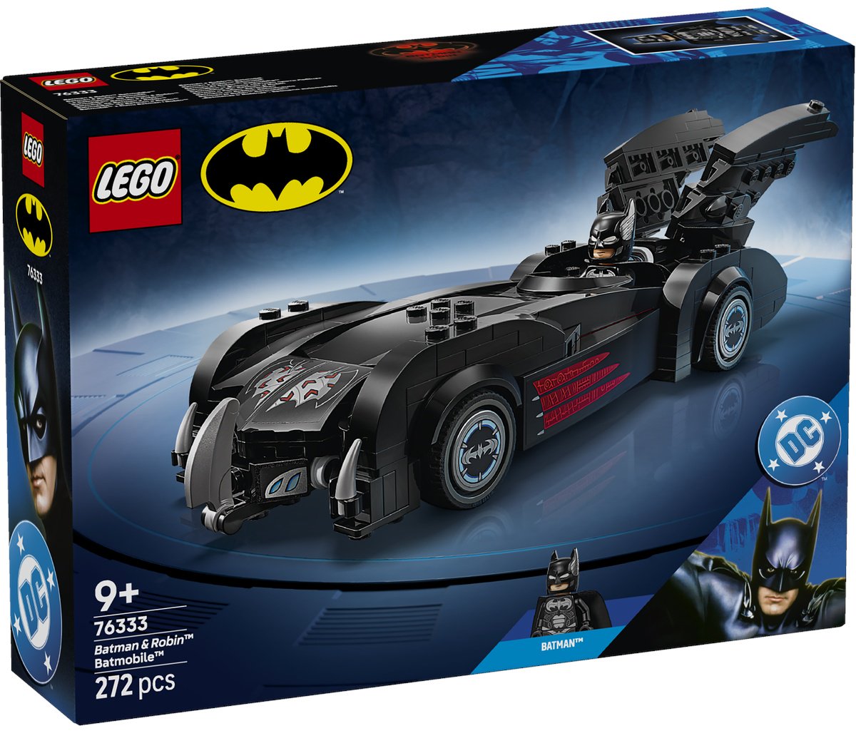 Конструктор LEGO Бэтмобиль Бэтмена и Робина 76333, деталей 272 шт купить,NaN