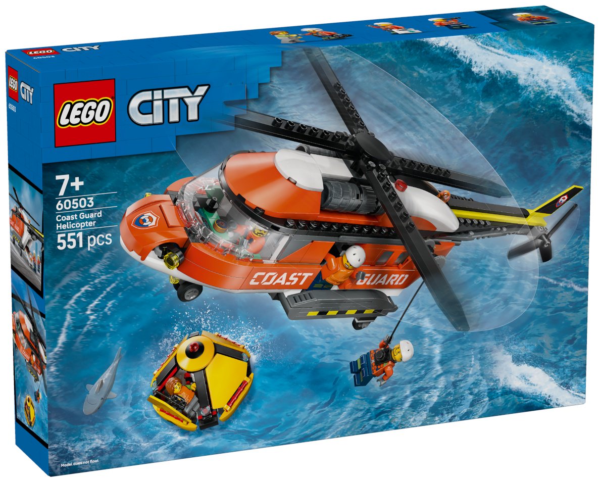 Конструктор LEGO Вертолет береговой охраны 60503, деталей 551 шт купить,NaN