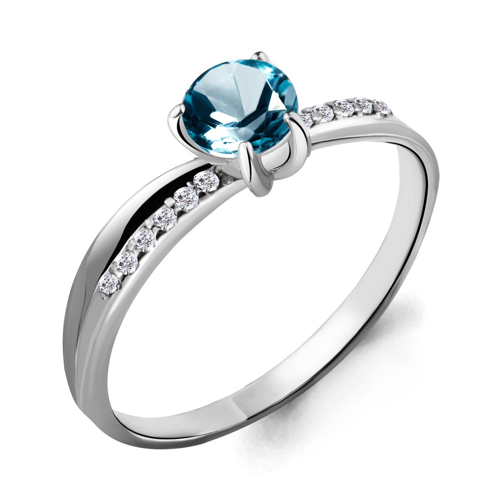 Кольцо Aquamarine 6511908А 17,5р 1,2гр. купить,NaN