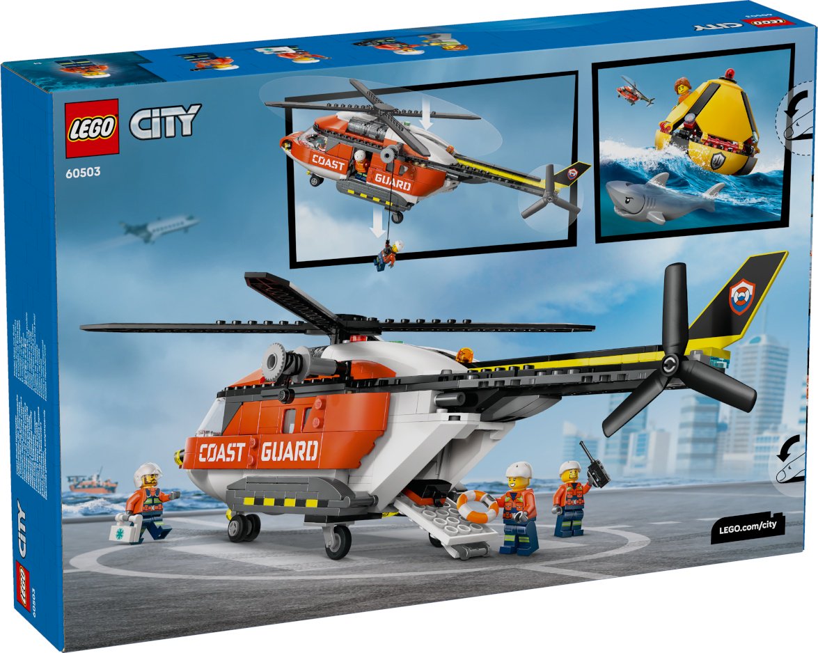 Конструктор LEGO Вертолет береговой охраны 60503, деталей 551 шт купить,NaN