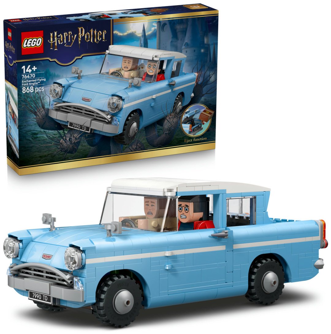 Конструктор LEGO Заколдованный летающий Ford Anglia 76470, деталей 868 шт купить,NaN