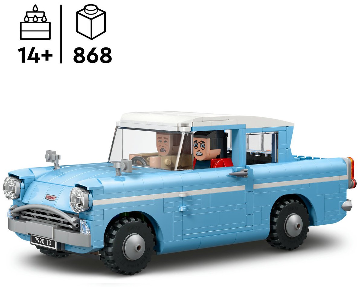 Конструктор LEGO Заколдованный летающий Ford Anglia 76470, деталей 868 шт купить,NaN