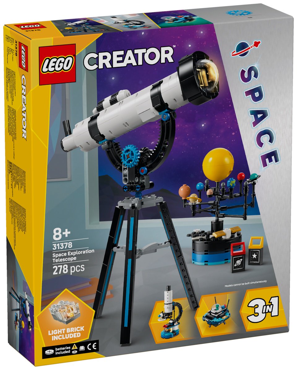 Конструктор LEGO Космический исследовательский телескоп 31378, деталей 278 шт купить,NaN