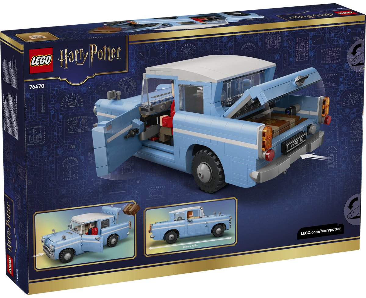 Конструктор LEGO Заколдованный летающий Ford Anglia 76470, деталей 868 шт купить,NaN