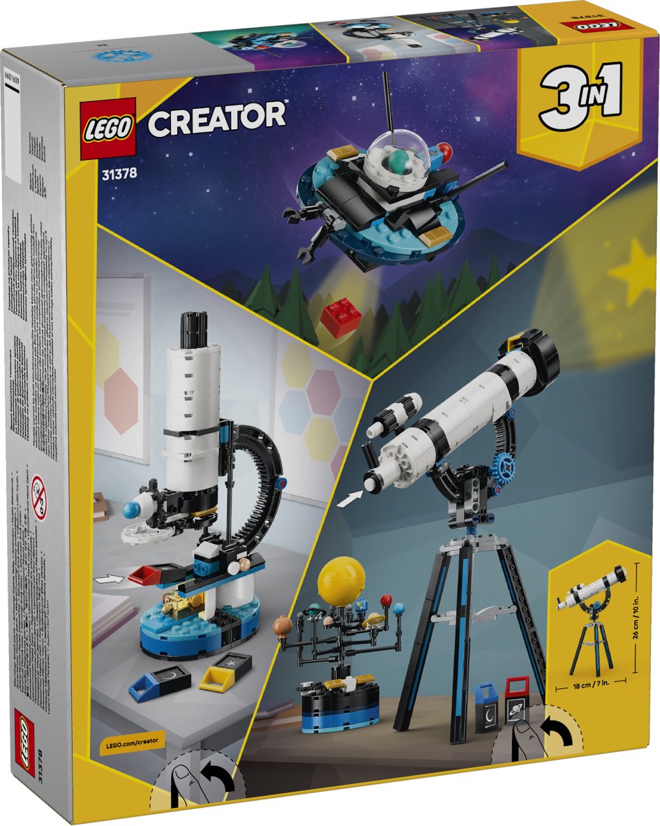 Конструктор LEGO Космический исследовательский телескоп 31378, деталей 278 шт купить,NaN