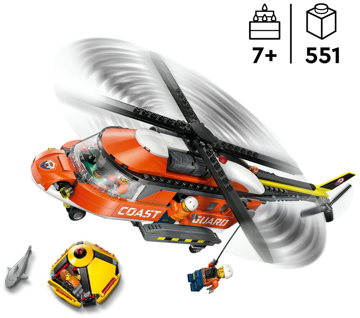 Конструктор LEGO Вертолет береговой охраны 60503, деталей 551 шт купить,NaN