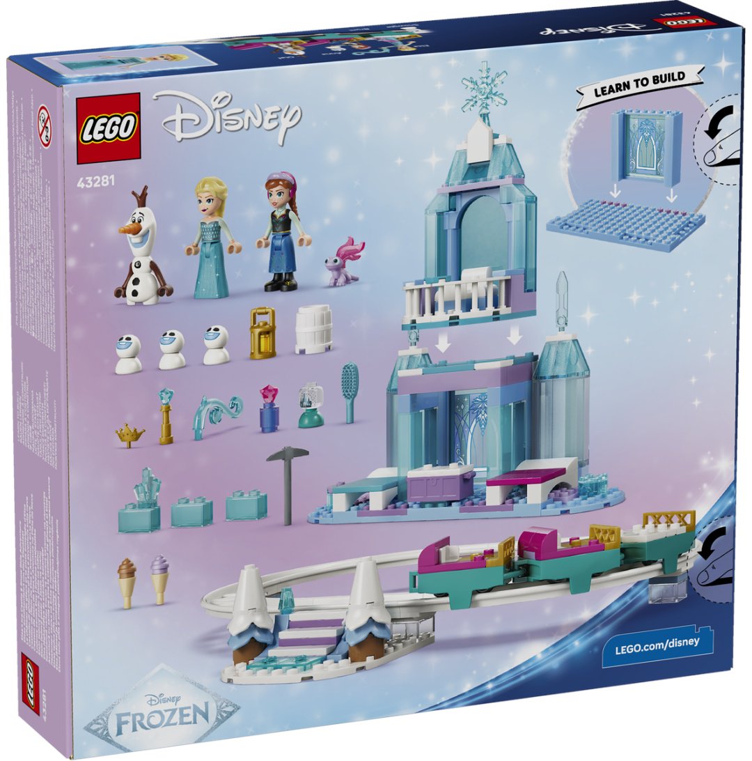Конструктор LEGO Ледяной замок Эльзы и снежная горка 43281, деталей 216 шт купить,NaN