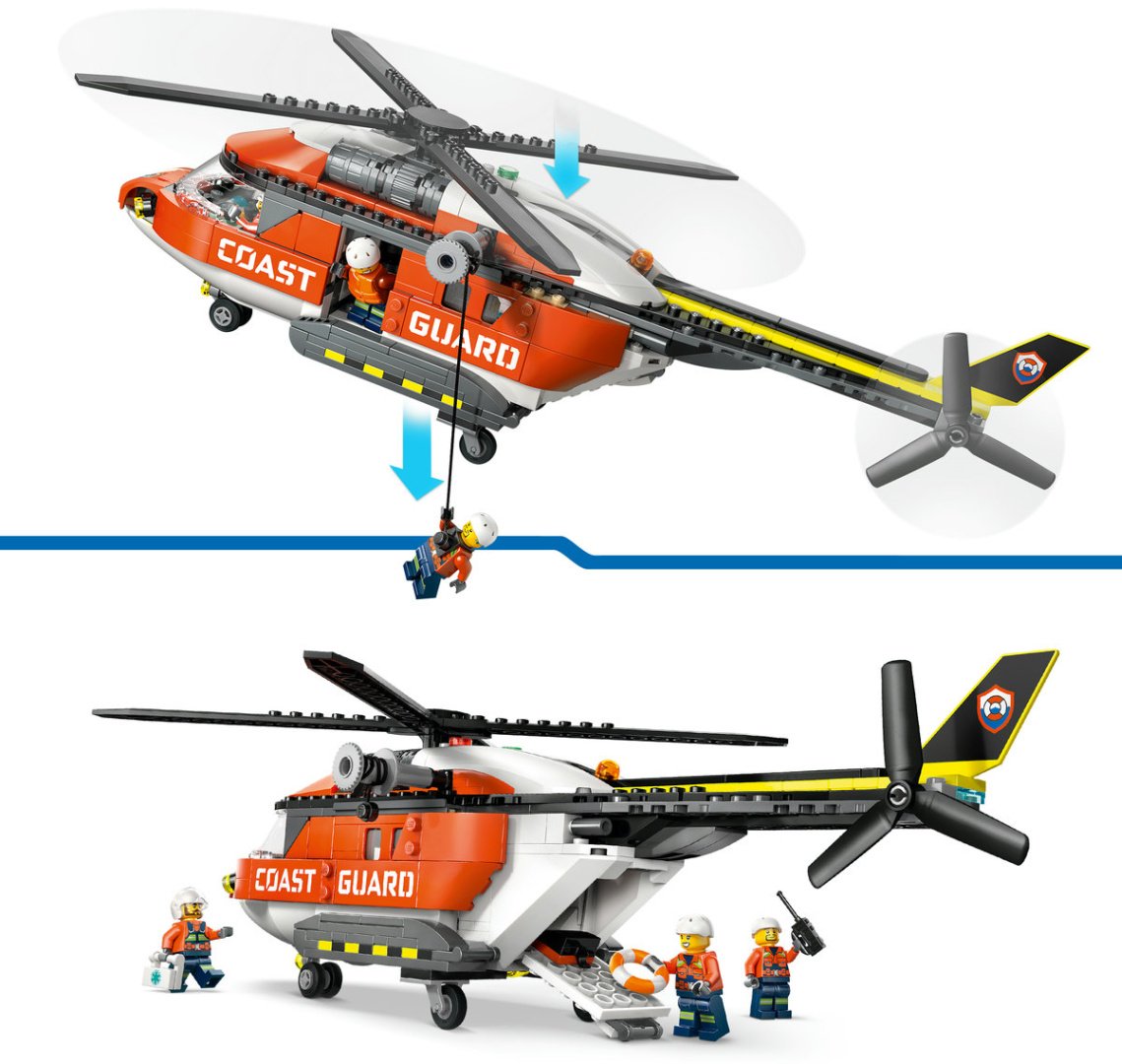 Конструктор LEGO Вертолет береговой охраны 60503, деталей 551 шт купить,NaN