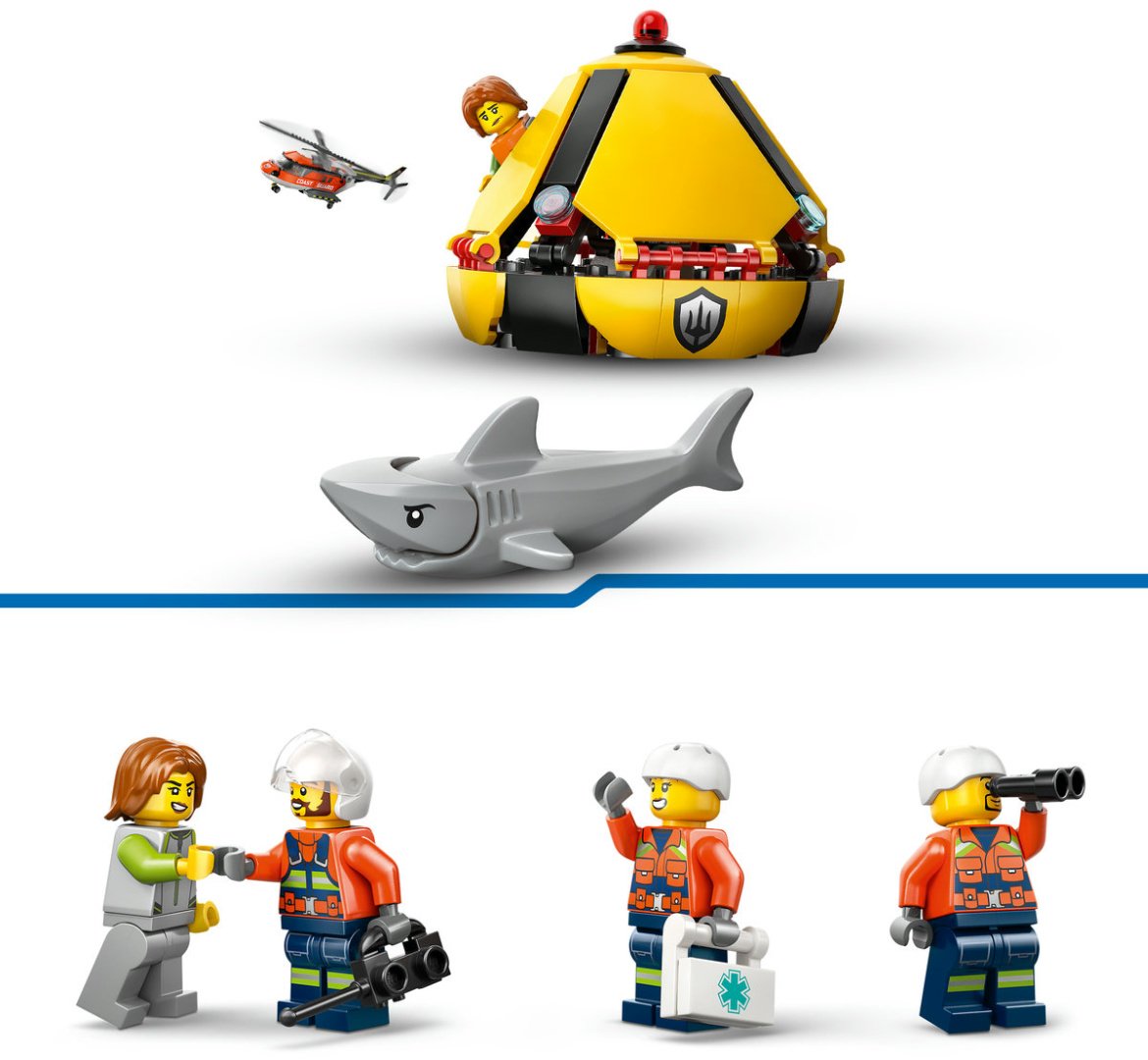 Конструктор LEGO Вертолет береговой охраны 60503, деталей 551 шт купить,NaN