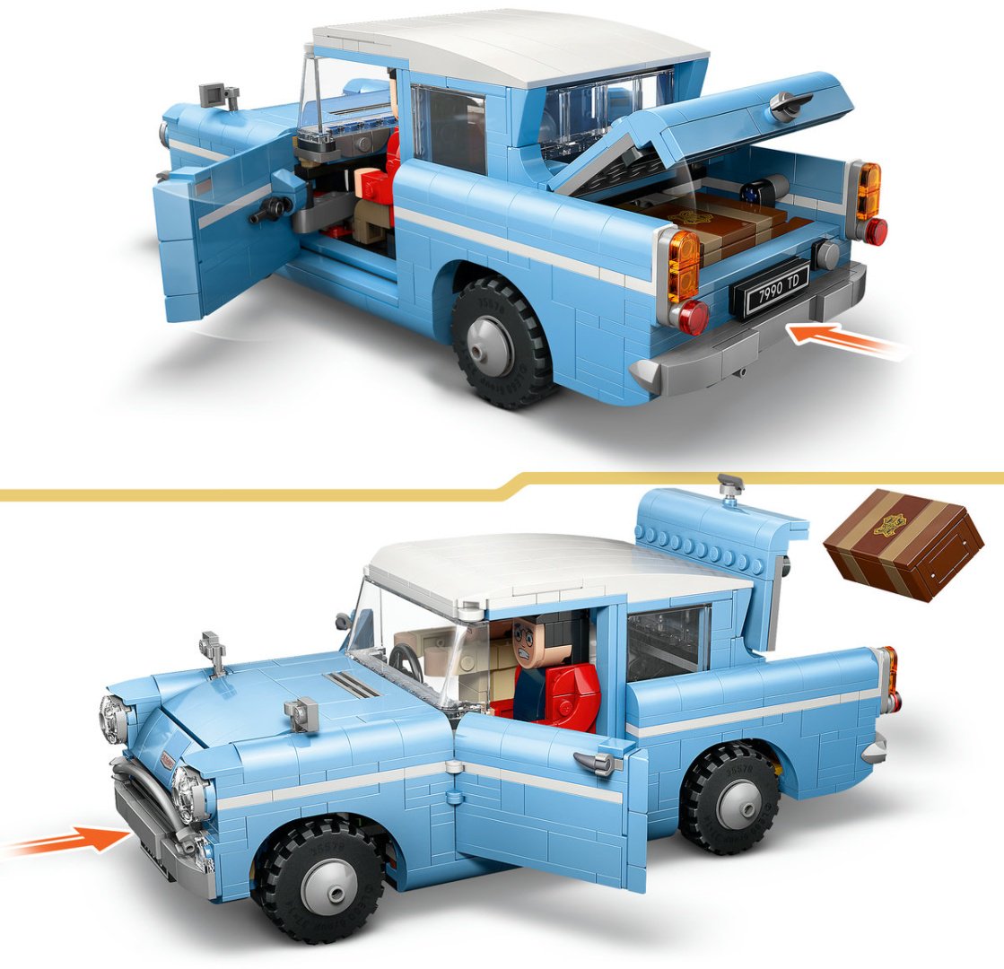 Конструктор LEGO Заколдованный летающий Ford Anglia 76470, деталей 868 шт купить,NaN