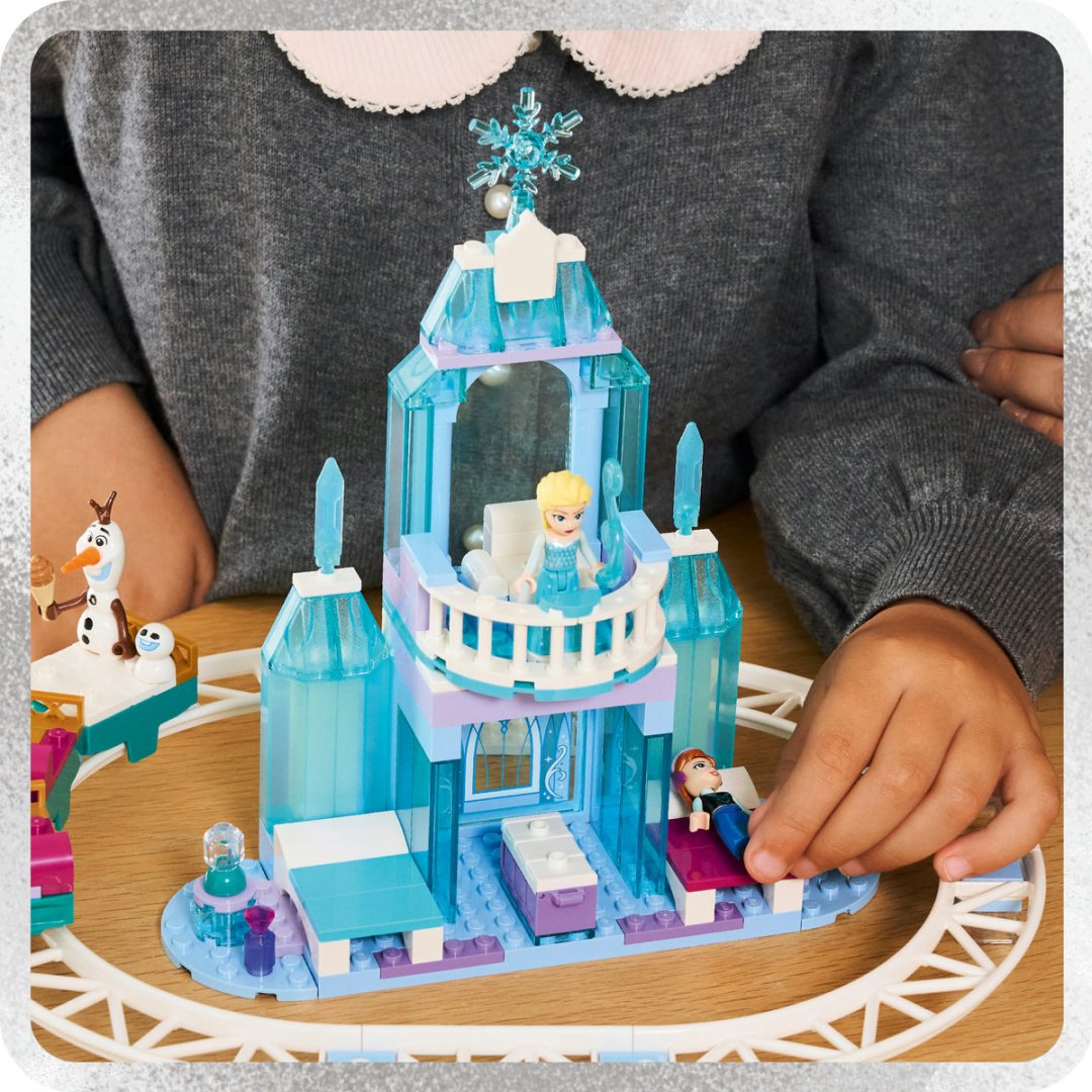 Конструктор LEGO Ледяной замок Эльзы и снежная горка 43281, деталей 216 шт купить,NaN