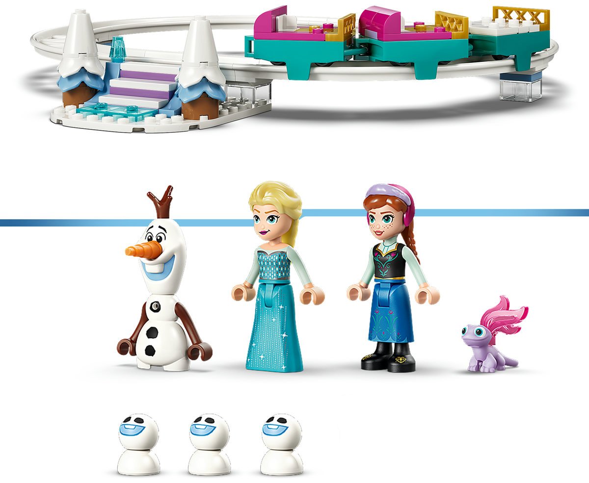 Конструктор LEGO Ледяной замок Эльзы и снежная горка 43281, деталей 216 шт купить,NaN