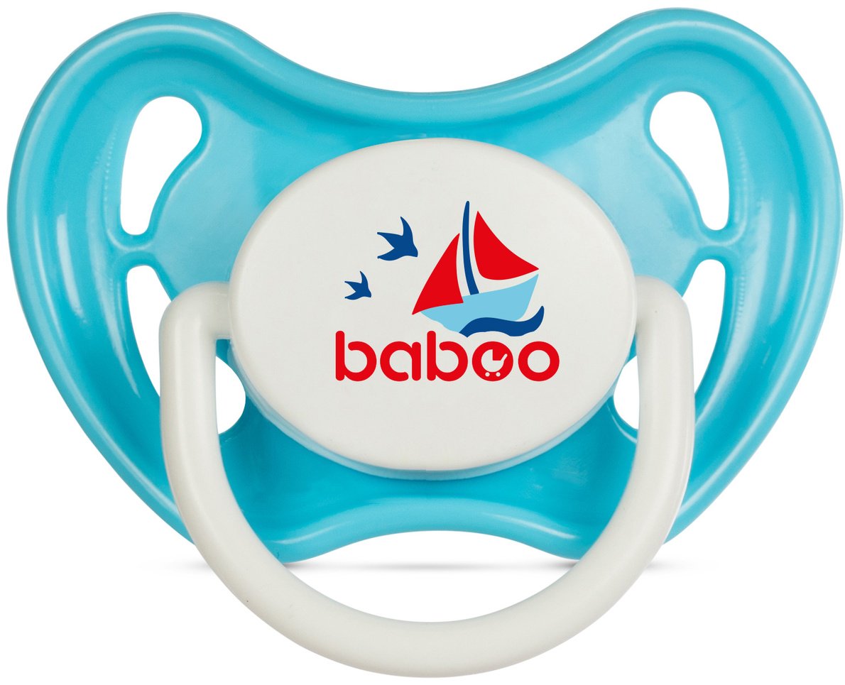 Пустышка Baboo 5-033, 1 шт, синий купить,NaN