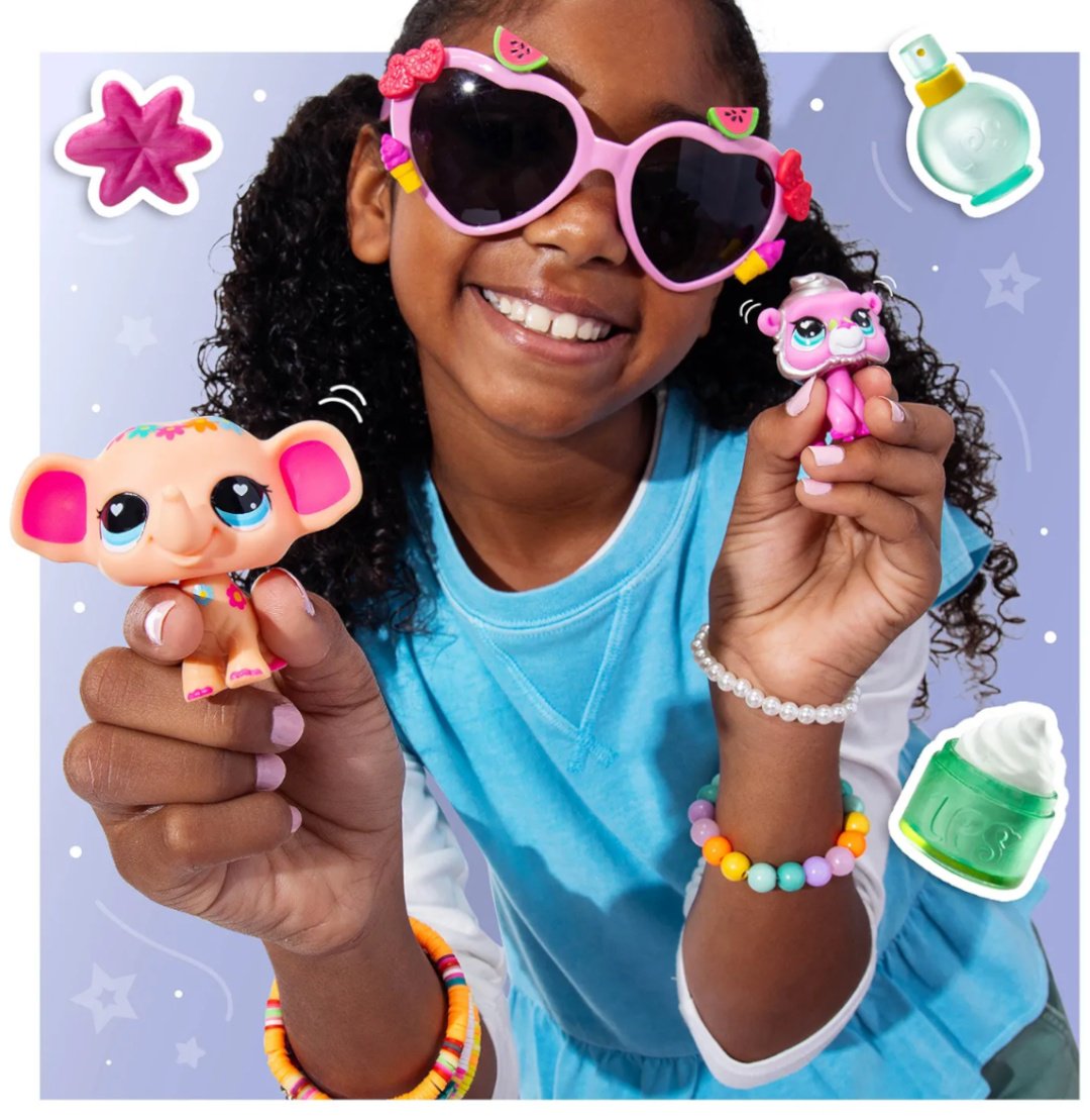 Набор Littlest Pet Shop Пара друзей Спа у Слона (Слон и Обезьяна) купить,NaN