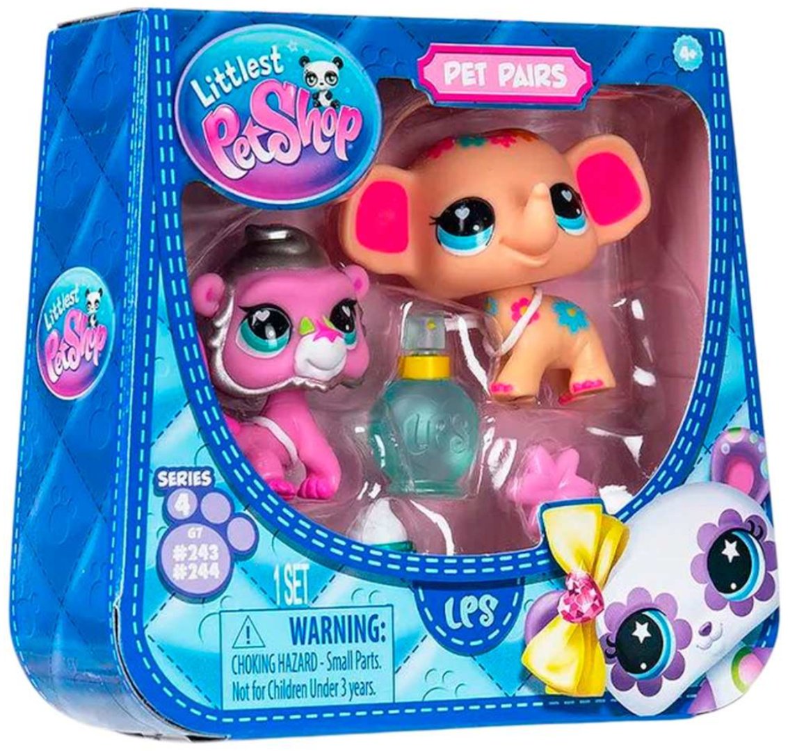 Набор Littlest Pet Shop Пара друзей Спа у Слона (Слон и Обезьяна) купить,NaN