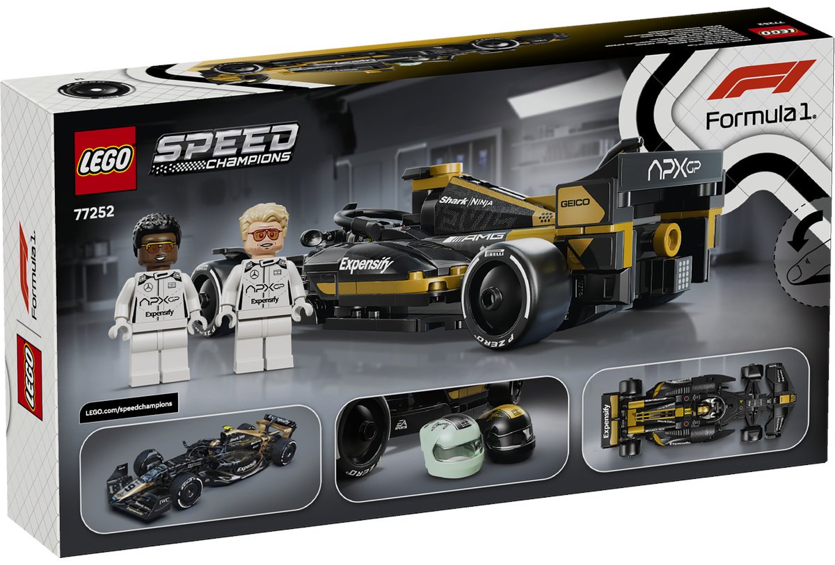 Конструктор LEGO APXGP Team Race Car from F1 The Movie 77252, деталей 268 шт купить,NaN