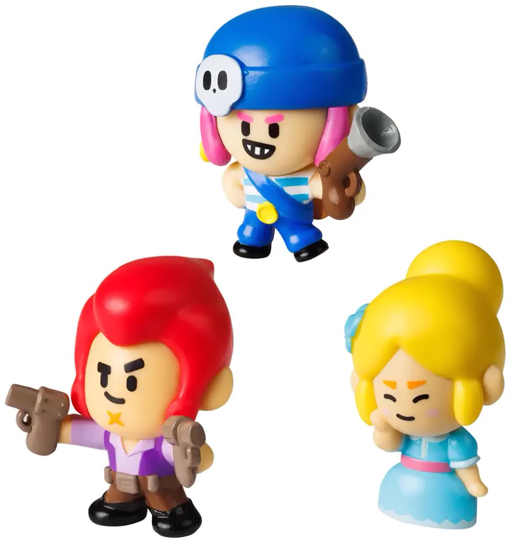 Brawl Stars Кольт, Пайпер и Пэнни 5 см 3 шт купить,NaN