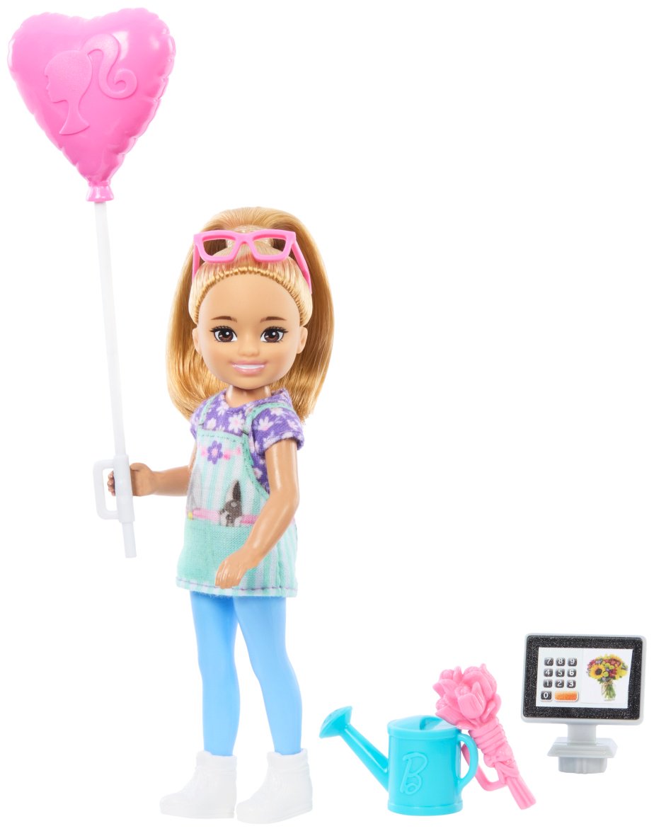 Кукла-модель Barbie Челси изучает профессии, флорист 14 см купить,NaN