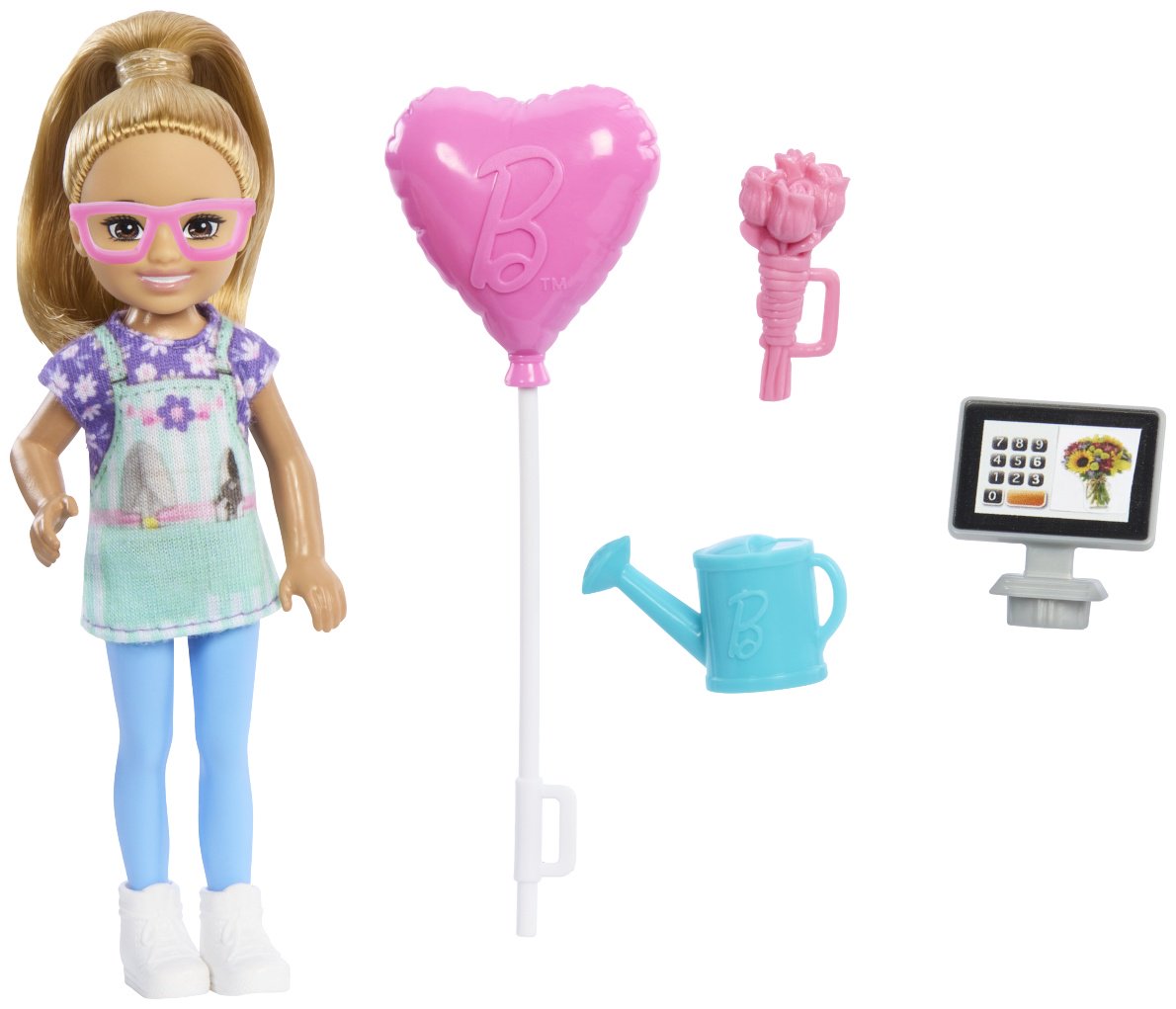 Кукла-модель Barbie Челси изучает профессии, флорист 14 см купить,NaN