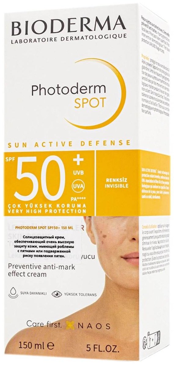 Bioderma крем Photoderm солнцезащитный крем Spot 150 мл SPF50+ для лица 150 мл купить,NaN